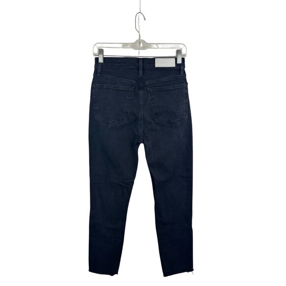 Re/Done High Rise Ankle Crop Jeans - Picture 6 of 8